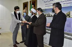 مراسم تجلیل از دانشجویان مدال آور دانشگاه در سیزدهمین المپیاد علمی دانشگاه علوم پزشکی تبریز