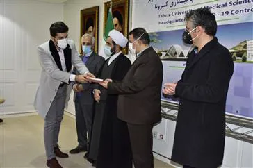 مراسم تجلیل از دانشجویان مدال آور دانشگاه در سیزدهمین المپیاد علمی دانشگاه علوم پزشکی تبریز
